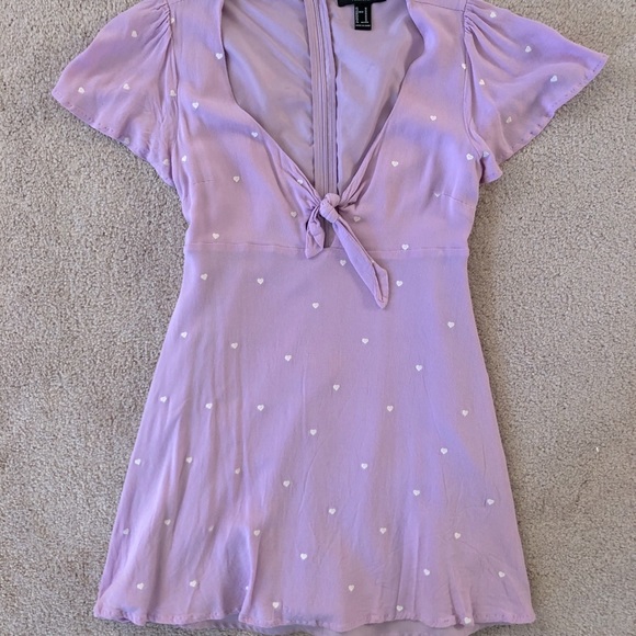 Dresses & Skirts - Lavender dress with hearts!